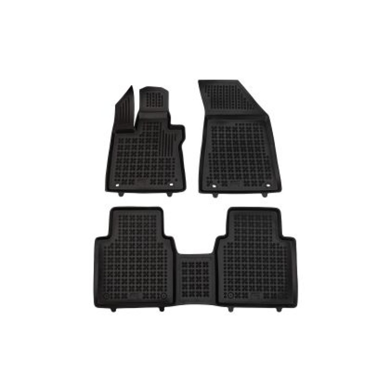 Λαστιχένια πατάκια MG HS (2024+) petrol, with manual gearbox τύπου σκαφάκι - 3τμχ., Rezaw Plast