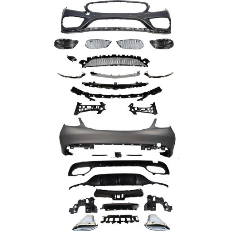 Body kit Mercedes C-Class W205 (2014-2018) - C63 design