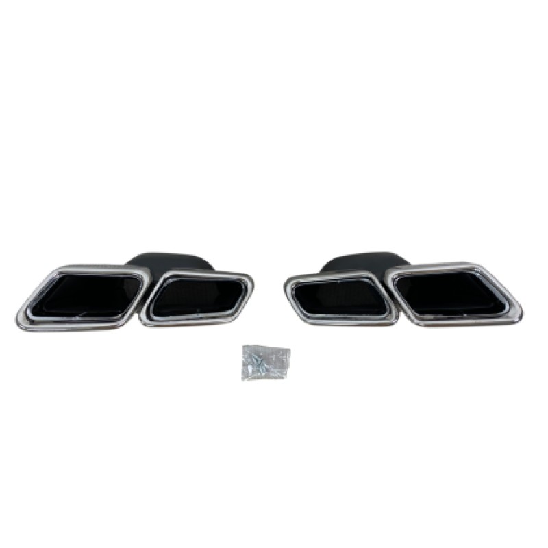 Μπούκες εξάτμισης E-Class W212 / S-Class W222 - χρωμίου
