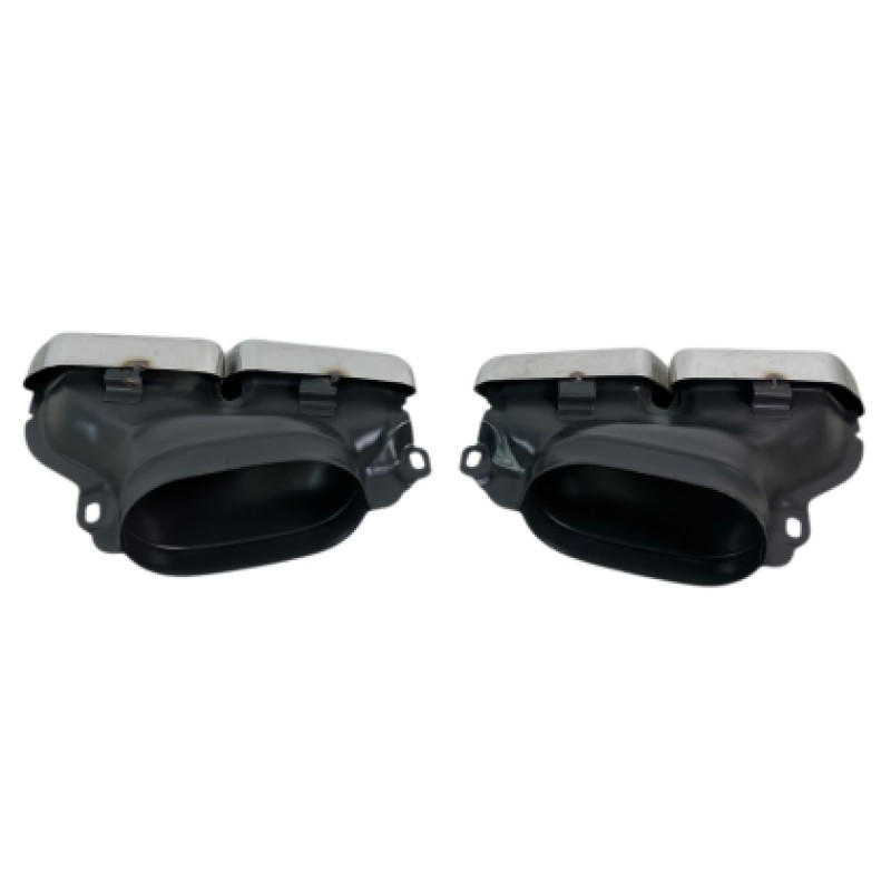 Μπούκες εξάτμισης E-Class W212 / S-Class W222 - χρωμίου