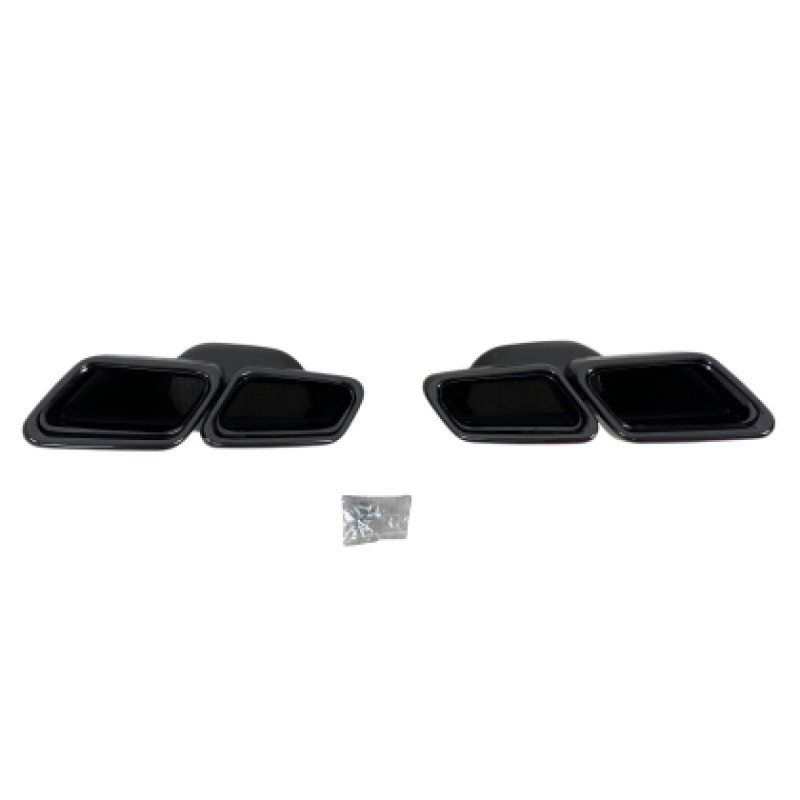 Μπούκες εξάτμισης E-Class W212 / S-Class W222 - μαύρο χρώμα