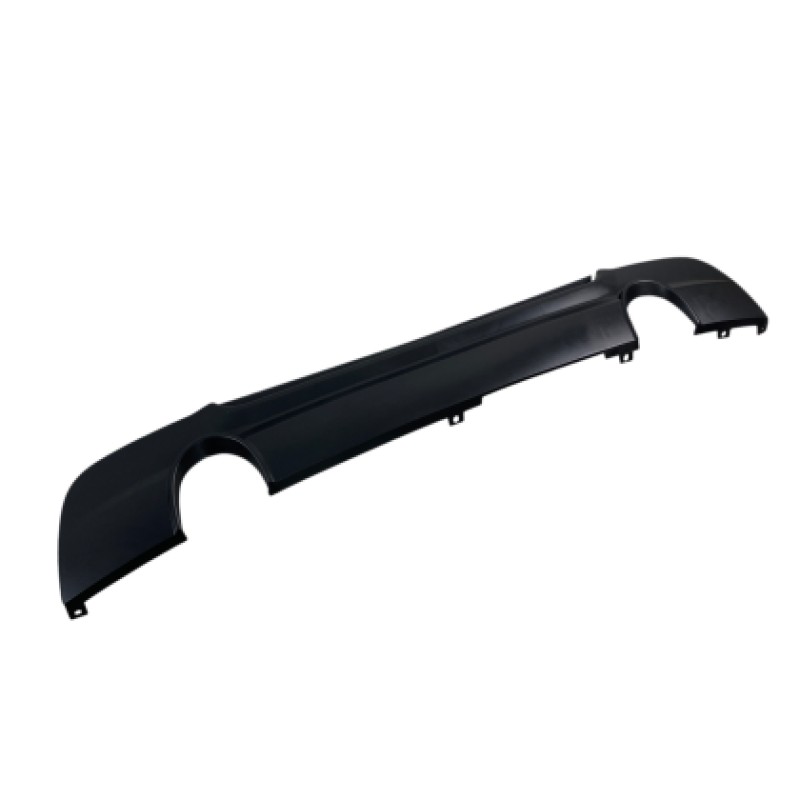 Diffuser προφυλακτήρα BMW E92 - M pack design διπλό για διπλή εξάτμιση