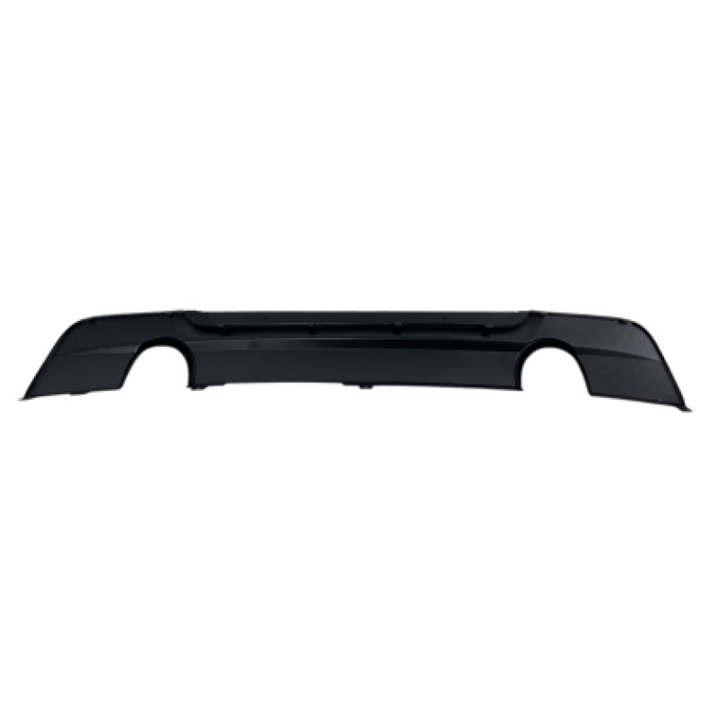 Diffuser προφυλακτήρα BMW E92 - M pack design διπλό για διπλή εξάτμιση