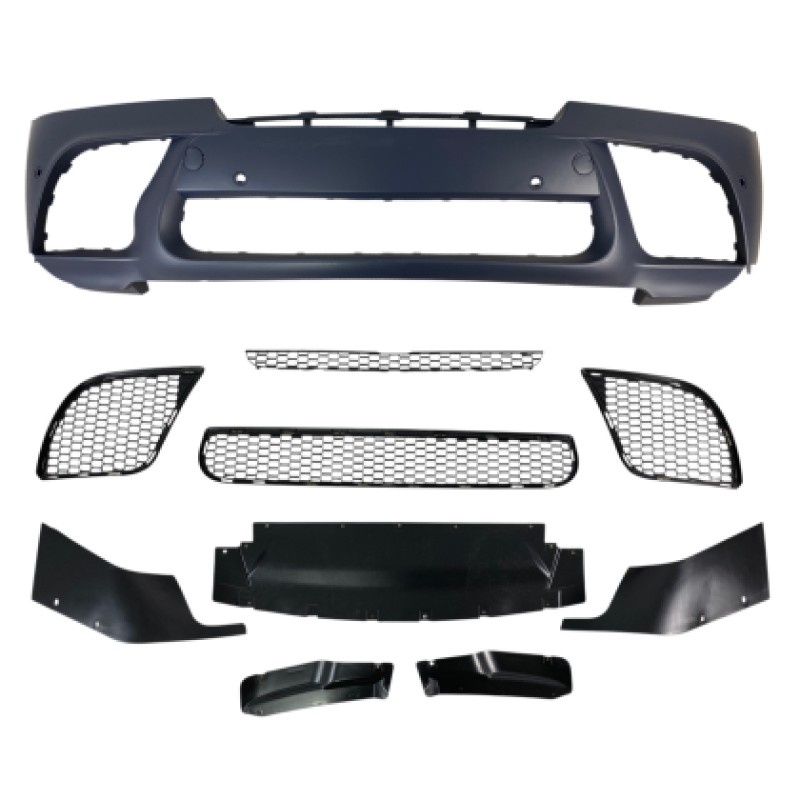 Body kit BMW X6 E71 (2007-2014) - M pack design, με φαρδύ splitter