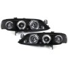 Φανάρια εμπρός angel eyes για Opel Vectra B (1996-2001) , με λάμπες (Η1) - σετ 2τμχ.