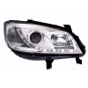 Φανάρια εμπρός led για Opel Zafira A (1999-2005) - chrome , με λάμπες (Η1) - σετ 2τμχ.