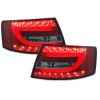 Πίσω φανάρια led για Audi A6 4F sedan (2004-2008) - lightbar design με φιμέ φλας - σετ 2τμχ.