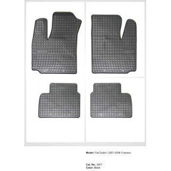 Λαστιχένια πατάκια Frogum για FIAT Doblo I (2001-2010) - 5 seats - 4τμχ.