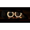 Φανάρια εμπρός angel eyes για Opel Astra G (1998-2004) - μαύρα , χωρίς λάμπες (Η7) - σετ 2τμχ.