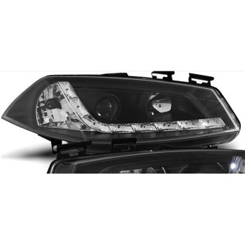 Φανάρια εμπρός led για Renault Megane (2002-2005) , με λάμπες (Η1) - σετ 2τμχ.