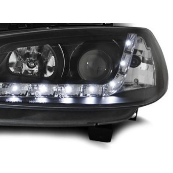 Φανάρια εμπρός led για Renault Megane (2002-2005) , με λάμπες (Η1) - σετ 2τμχ.