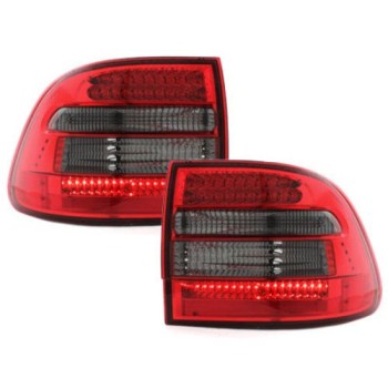 Πίσω φανάρια led για Porsche Cayenne (2003-2007) - φιμέ φλας - σετ 2τμχ.