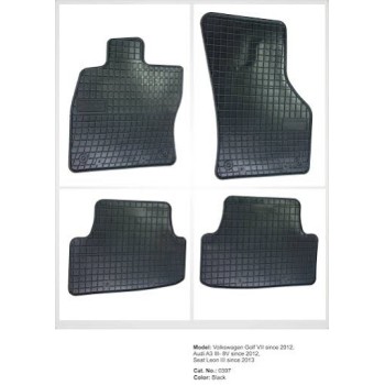 Λαστιχένια πατάκια Frogum για AUDI A3 8V Hatchback (2013-2020) / Seat Leon 5F1 (2012-2021) / Volkswagen Golf VII (2012-2021) / Volkswagen Golf VII (2012-2021) / Volkswagen Golf VIII (2023+) hatchback - 4τμχ.