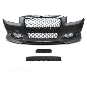 Προφυλακτήρας εμπρός για Audi A3 8P (2005-2008) - RS Design με μαύρη μάσκα