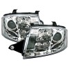 Φανάρια εμπρός led για Auti TT (1998-2005) - chrome , με λάμπες (Η1) - σετ 2τμχ.