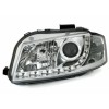 Φανάρια εμπρός led Dayline για Audi A3 (2003-2008) - χρωμίου , με λάμπες (Η1) - σετ 2τμχ.