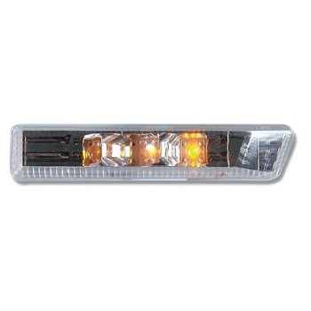 Led φλας BMW E36 (1996-1999) / E34 / X5 E53 - χρωμίου - σετ 2τμχ.