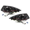 Φανάρια εμπρός led angel eyes για BMW E90(2005-2008) - μαύρο , με λάμπες (Η1) - σετ 2τμχ.