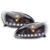 Φανάρια εμπρός led για Mercedes W 220 S-Class (2002-2005) , με λάμπες (Η1) - σετ 2τμχ.