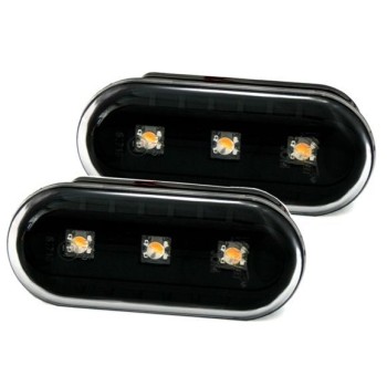 Led φλας φτερού για Vw / Ford / Seat - μαύρα - σετ 2τμχ.