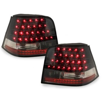 Πίσω φανάρια led για Vw Golf IV - μαύρα - σετ 2τμχ.