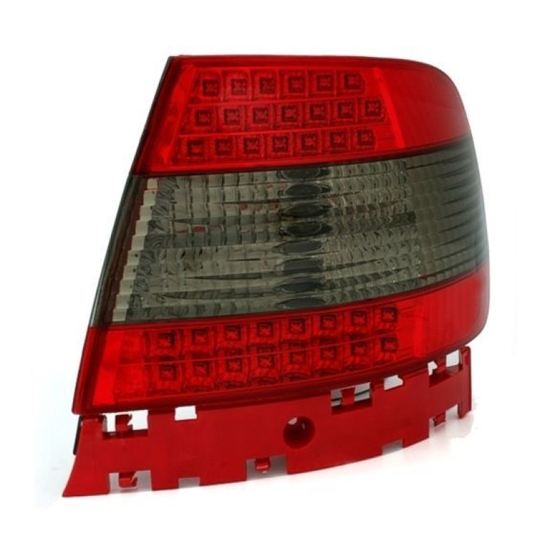 Πίσω φανάρια τύπου led για Audi A4 sedan (1995-2001) - μαύρα - σετ 2τμχ.