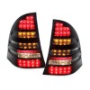 Πίσω φανάρια led για Mercedes combi C-Class W203 (2000-2004) - μαύρα - σετ 2τμχ.