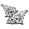 Φανάρια εμπρός angel eyes για Toyota Land Cruiser 120 (2003-2009) - chrome , χωρίς λάμπες (Η7) - σετ 2τμχ.