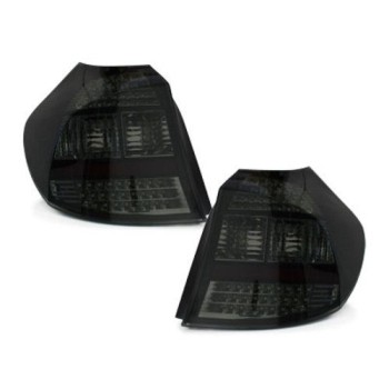 Πίσω φανάρια led για BMW E87 (2004-2007) - chrome φιμέ - σετ 2τμχ.