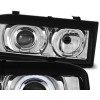 Φανάρια εμπρός angel eyes για Vw Corrado - chrome , χωρίς λάμπες (Η7) - σετ 2τμχ.