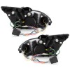 Φανάρια εμπρός Devil eyes led για Ford Focus (2005-2008) - black , με λάμπες (Η1) - σετ 2τμχ.