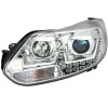 Φανάρια εμπρός led για Ford Focus (2011+) - chrome , χωρίς λάμπες (Η7) - σετ 2τμχ.