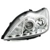 Φανάρια εμπρός led angel eyes για Ford Focus (2008-2011) - chrome , με λάμπες (Η1) - σετ 2τμχ.