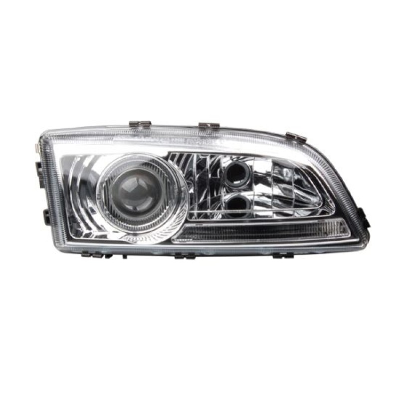 Φανάρια εμπρός για Volvo S/V/C 70 (1997-2000) - chrome , με λάμπες (Η1) - σετ 2τμχ.