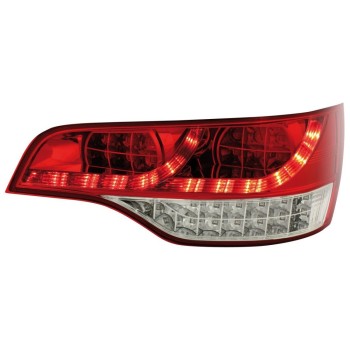 Πίσω φανάρια led Audi Q7  (2005-2009) - με άσπρο φλας - σετ 2τμχ.