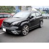 Φανάρια εμπρός angel eyes για Honda CR-V (2007-2012) - μαύρα , με λάμπες (Η1) - σετ 2τμχ.