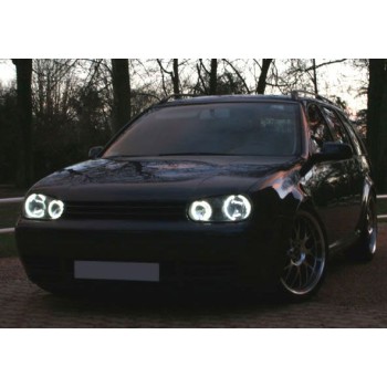 Δαχτυλίδια angel eyes για Vw Golf 4 - CCFL φθορισμού - χωρίς εγγύηση