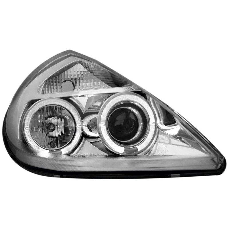 Φανάρια εμπρός angel eyes για Ford Ka (1996-2008) , με λάμπες (Η1) - σετ 2τμχ.