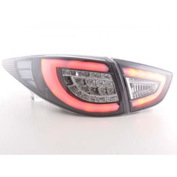 Πίσω φανάρια led για Hyundai IX35 (2009+) - μαύρα - σετ 2τμχ.