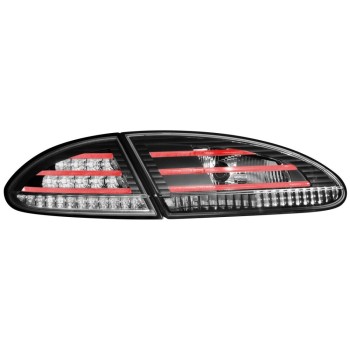 Πίσω φανάρια led για Seat Leon 1P (2005-2009) - black - σετ 2τμχ.