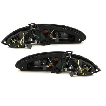 Πίσω φανάρια led για Seat Leon 1P (2005-2009) - black - σετ 2τμχ.