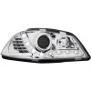 Φανάρια εμπρός led για Seat ibiza 6L (2003-2008) - chrome , με λάμπες (Η1) - σετ 2τμχ.