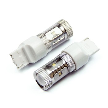 Led λάμπα τύπου T20 CANBUS με 6x5W CREE led και προτζέκτορα - 1τμχ.