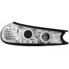 Φανάρια εμπρός led για Ford Mondeo (1996-2000) - chrome , με λάμπες (Η1) - σετ 2τμχ.