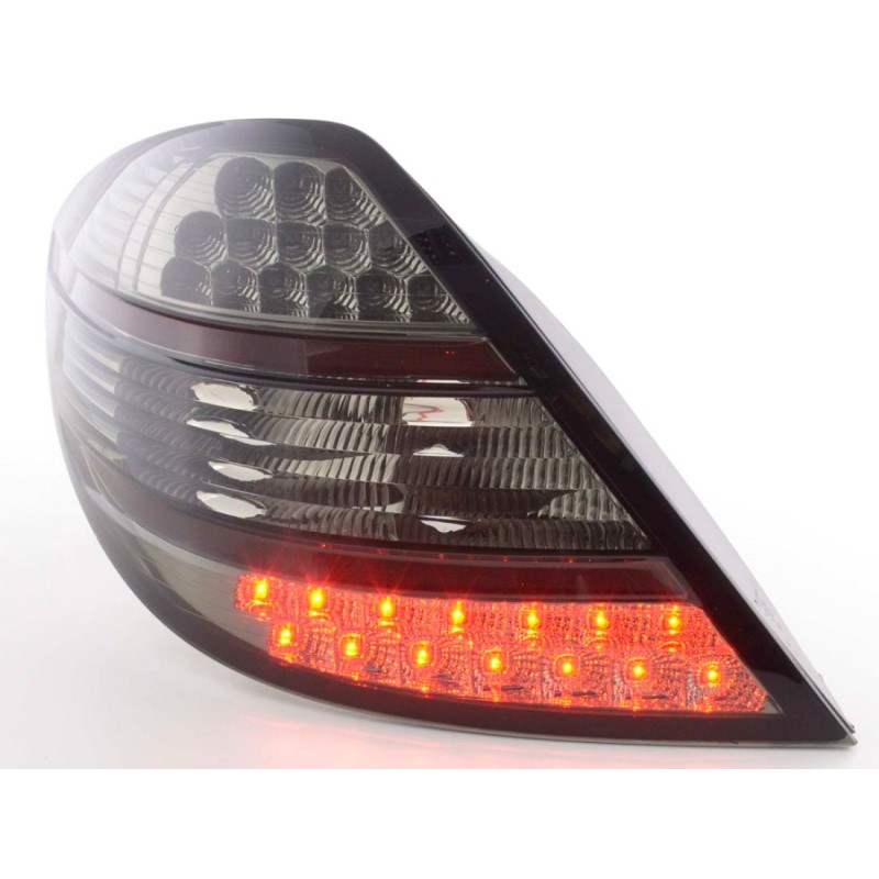 Πίσω φανάρια led για Mercedes R171 SLK (2004-2011) - μαύρα - σετ 2τμχ.