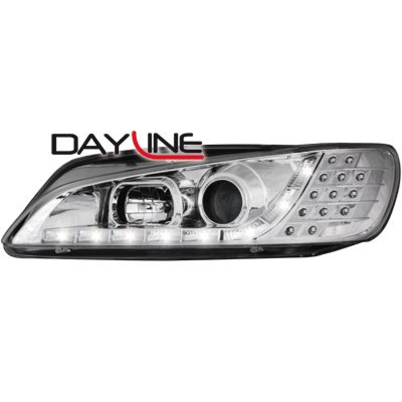 Φανάρια εμπρός led για Peugeot 306 (1997-2000) , με λάμπες (Η1) - σετ 2τμχ.