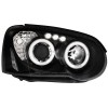 Φανάρια εμπρός led angel eyes για Subaru Impreza (2002-2005) , με λάμπες (Η1) - σετ 2τμχ.