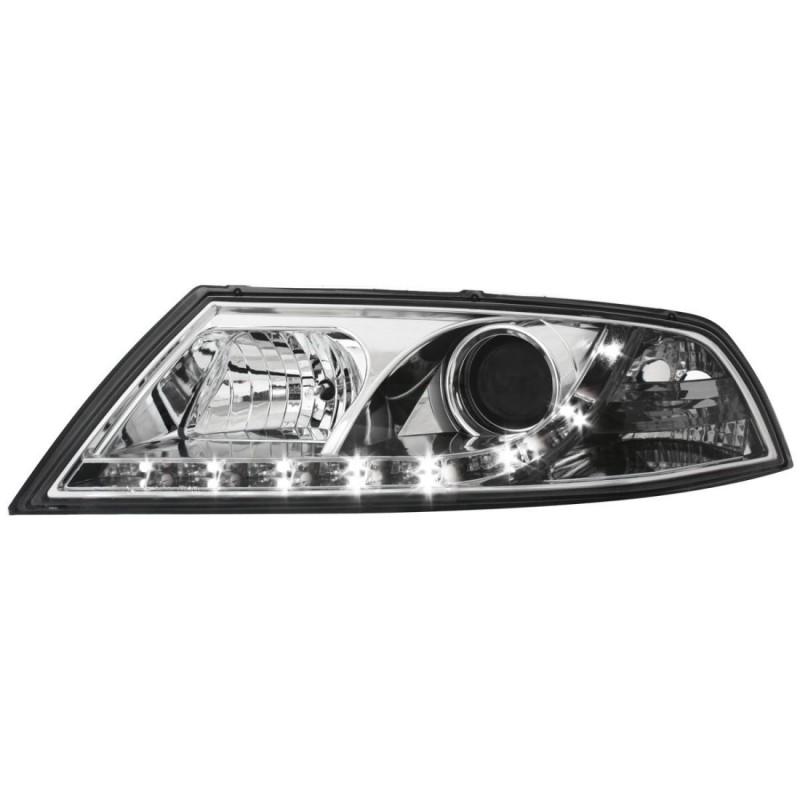 Φανάρια εμπρός led για Skoda Octavia (2004-2009) , με λάμπες (Η1) - σετ 2τμχ.