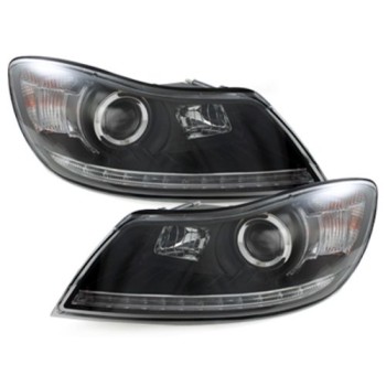 Φανάρια εμπρός led για Skoda Octavia (2008-2012) , με λάμπες (Η1) - σετ 2τμχ.