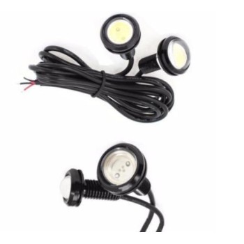 Universal led φώτα COB 5W - για εγκατάσταση σε προφυλακτήρα - 2τμχ.